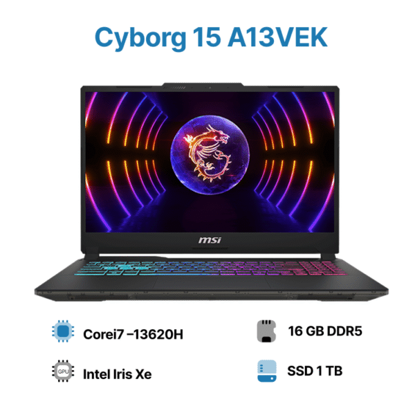 MSI Cyborg 15 A13VEK i7-13620H