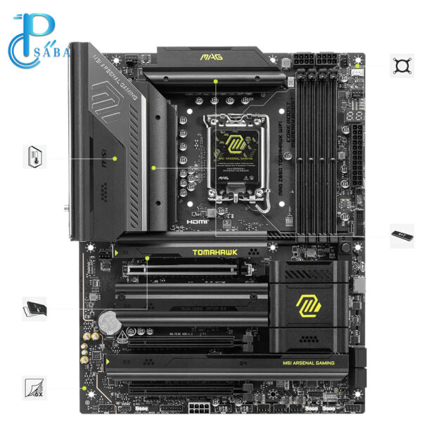 مادربرد ام اس آی مدل MSI MAG Z890 TOMAHAWK WIFI DDR5