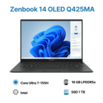 لپ تاپ 14 اینچی ایسوس مدل Zenbook 14 OLED Q425MA-Ultra 7-155H 16GB 1TB Intel Arc