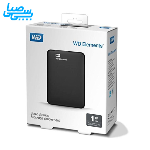 هارد اکسترنال WESTERN DIGITAL مدل Elements ظرفیت 1 ترابایت