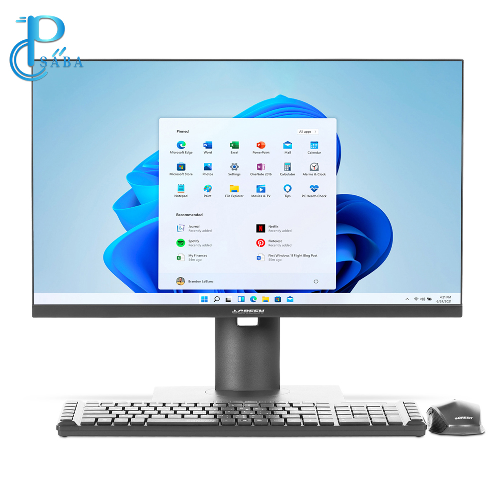 کامپیوتر آل این وان گرین مدلAll In One GT627-i716S i7-12700 16GB DDR4 512GB UHD Graphics 770 کامپیوتر آل این وان گرین مدلAll In One GT627-i716S i7-12700 16GB DDR4 512GB UHD Graphics 770