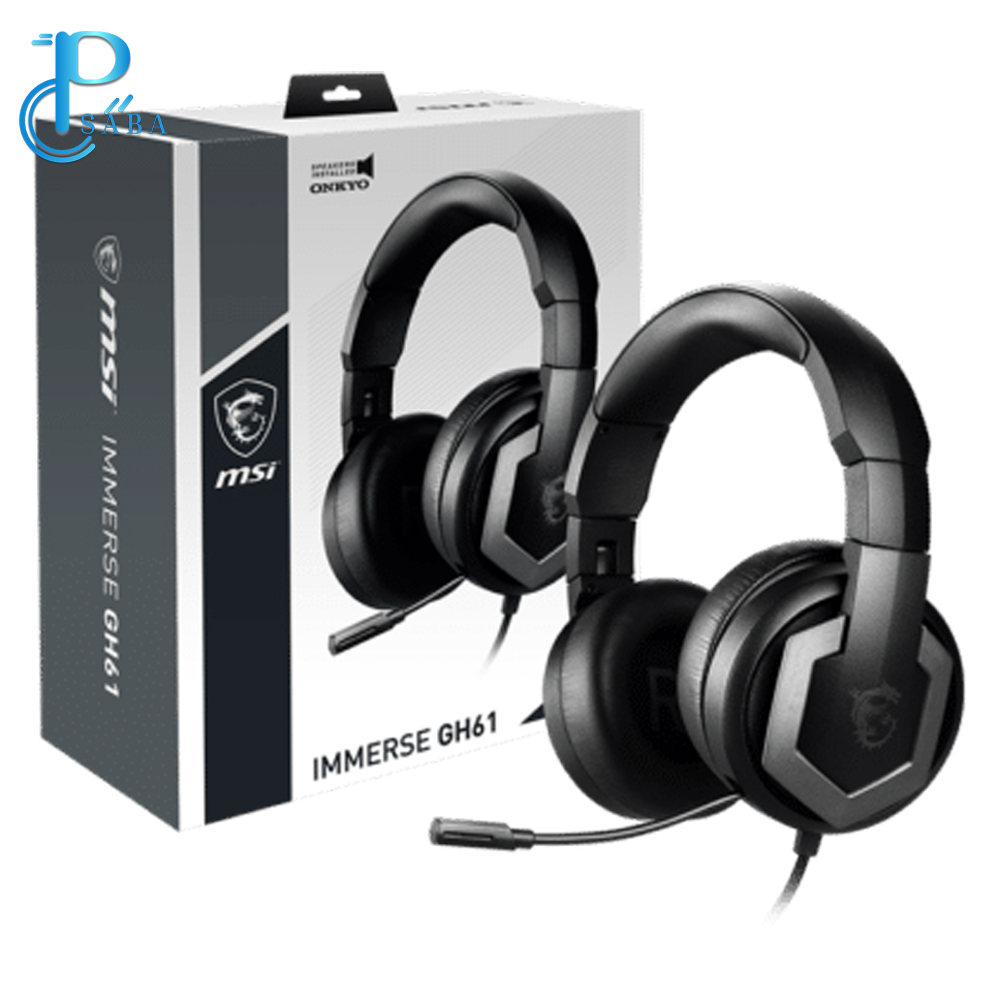 MSI immerse GH61 (2) هدست مخصوص بازی ام اس آی مدلMSI IMMERSE GH61