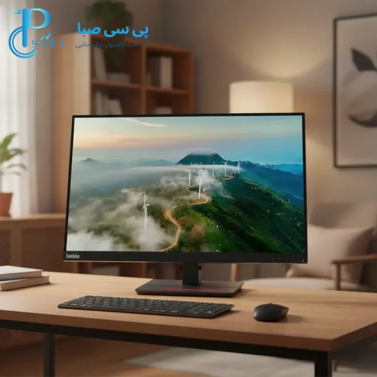 مانیتور استوک لنووو فریم لس مدل Lenovo P27h28
