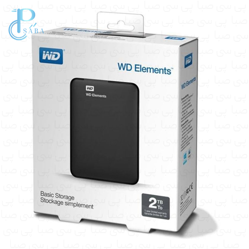 هارد اکسترنال WESTERN DIGITAL مدل Elements ظرفیت 2 ترابایت هارد اکسترنال WESTERN DIGITAL مدل Elements ظرفیت 2 ترابایت