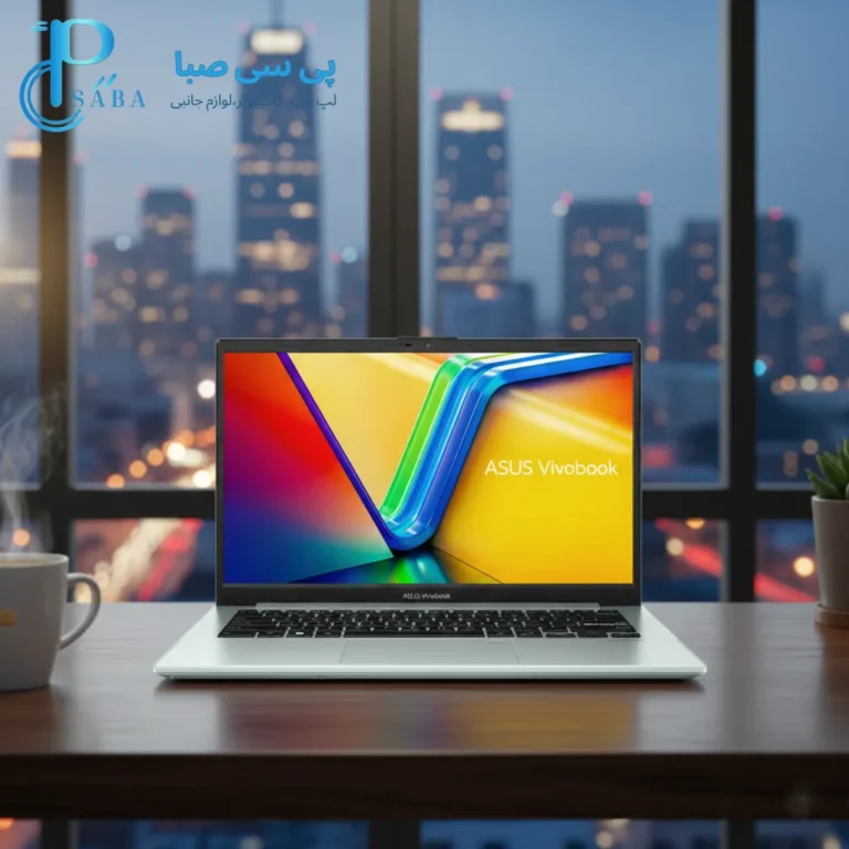 لپ تاپ 14 اینچی ایسوس مدل ASUS vivobook go E1404fa coreR3-7320U 4GB 256GB SSD